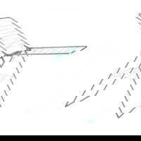 Uscator de rufe Turkuaz, 108 x 62 x 26 cm, cadru metalic