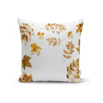 Față de pernă Minimalist Cushion Covers Golden Leaves, 42 x 42 cm, Minimalist Cushion Covers