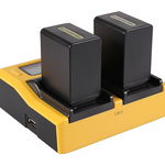 Incarcator Patona Dual LCD USB compatibil Sony NP-FV50, NP-FP70, NP-FH100 - 7557, Patona