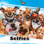 Tablou cu diamante - Selfie cu animale, Jucaresti