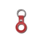 Husa Devia pentru AirTag Leather Key Ring (Rosu), Devia