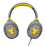 Casti Gaming OTL Pro G1 Pokemon Pikachu, Pentru copii, Cu fir, Microfon (Gri/Galben), OTL