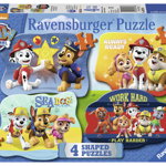 Puzzle Paw Patrol 4/6/8/10 piese Ravensburger, Ravensburger