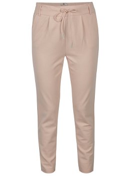 Pantaloni roz pal cu talie elastica - ONLY Poptrash, ONLY
