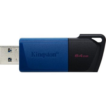 Memorie USB KINGSTON DataTraveler Exodia M DTXM/64GB, 64GB, USB 3.2, albastru