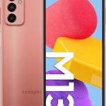 Telefon mobil Samsung Galaxy M13, Dual SIM, 64GB, 4GB RAM, 4G, Orange Copper, Samsung