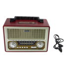 Radio portabil RRT3B Retro Bluetooth 6W Maro, Sal