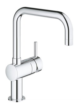 Baterie bucatarie Grohe Minta pipa U levier scurt crom, Grohe
