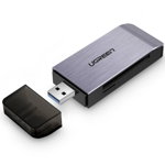 Card reader CM180, micro SD / SD, conector USB, 5Gbps, Silver, UGREEN