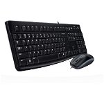 Kit Tastatura si Mouse cu fir LOGITECH MK120 920-002563, USB, Black