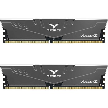 T-Force Vulcan Z Gray 32GB DDR4 3600MHz CL18 Dual Channel Kit, Team Group