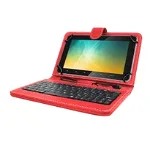 Husa Tableta Tastatura MRG L-405, 10 Inch, TypeC, Rosu, OEM