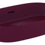 Lavoar pe blat Ideal Standard Atelier Ipalyss Pomegranate 60 cm rosu bordo cu preaplin