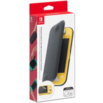 Husa protectie Nintendo Switch Lite Flip Cover, Pentru Switch Lite (Negru/Galben), Nintendo