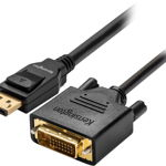CABLU video KENSINGTON DisplayPort 1.2 T la DVI-D DL T 1.8m negru and K33023WW and