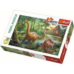 Puzzle cu 60 de piese, Trefl - Migratia Dinozaurilor 17319, Viva Toys