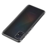 Husa de protectie, Clear Color, Samsung Galaxy A51, Negru/Transparent