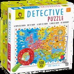 PUZZLE MICUL DETECTIV – HARTA EUROPEI, Ludattica, +5 ani, Ludattica