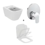 Vas wc suspendat rimless plus Ideal Standard i.life B cu functie bideu alb, Ideal Standard