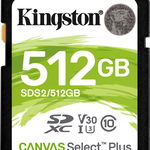 Card de memorie Kingston Canvas Select Plus SD 512GB