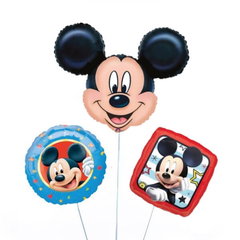 Buchet 3 baloane cu heliu Mickey Mouse, 