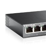 TP-Link TL-SG105E Gestionate L2 Gigabit Ethernet (10\/100\/1000) Negru