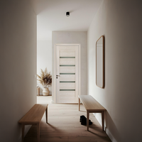 Usa de interior din lemn Combi  cu geam  KMC 032 2000/600 Alb perlat, Regata