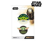 Broșă The Child The Mandalorian 2600001224 (2 pcs) Verde (9.5 x 14.5 x cm), The Mandalorian