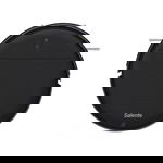 SALENTE Robot de aspirare Salente R2 - WiFi, 28W, Aplicatie mobila in romana, Aspira si sterge simultan, 2500 mAh, Autonomie 110min, filtru HEPA, Negru, SALENTE