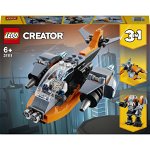 LEGO Creator 3 in 1 - Drona cibernetica 31111 (produs cu ambalaj deteriorat)
