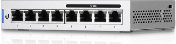 Switch UniFi US-8-60W Managed L2 Gigabit Ethernet (10/100/1000) Power over Ethernet (PoE) Grey, Ubiquiti