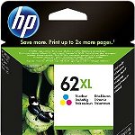 COMPATIBIL AH-62CRX for HP printer; HP 62XL C2P07AE replacement; Premium; 18 ml; color, ACTIVEJET