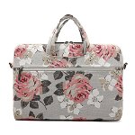 Geanta universala laptop 15/16 inch Canvaslife Briefcase White Rose, Canvaslife