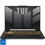 Laptop Gaming ASUS TUF F15 FX507ZM-HN116, 15.6'' FHD (1920 x 1080), Intel® Core™ i7-12700H Processor 2.3 GHz, 16GB, 1TB SSD, NVIDIA® GeForce RTX™ 3060, No OS, Jaeger Gray