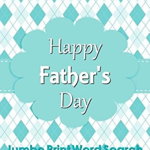 Happy Father's Day Jumbo Print Word Search