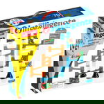 Joc de construcție educativ Migoga Marble Run Transparent, 4-10 ani, Quercetti Q06546, Quercetti