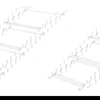 Pantofar alb din metal Frame – YAMAZAKI, YAMAZAKI