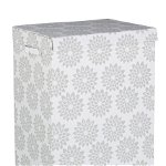 Cos rufe textil Flowers 40x30x60h, Decorer