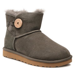 Ugg Cizme de zăpadă W Mini Bailey Button II 1016422 Gri
