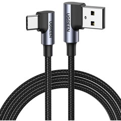 Cablu de date Ugreen US176, USB - USB-C, 2m, Black