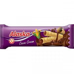 Rulou din porumb cu crema de cacao, 18g, Alaska, Alaska
