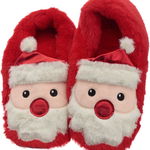 Papuci de Craciun - Christmas Santa Plush Toesties Heat Warmer Slippers - Xmas, Puckator