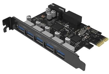 Adaptor PCI-express Orico PVU3-5O2I 5 Port-uri USB 3.0 PCI-Express Card