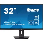 Monitor ProLite XUB3293UHSN-B5, LED monitor - 31.5 - black, Ultra HD/4K, HDMI, DisplayPort, USB-C, IPS, Iiyama