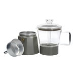 Ceainic mocca din oțel inoxidabil gri 0,29 l La Cafetiere Verona - Kitchen Craft, Kitchen Craft