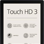 E-Book Reader PocketBook Touch HD 3, Ecran Carta e-ink 6inch, 16GB, Bluetooth, Wi-Fi (Negru), PocketBook