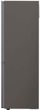 Combina frigorifica LG GBP32DSKZN, 384 l, Full NoFrost, Compresor Smart Inverter, Display, DoorCooling, SmartDiagnosis, NatureFresh, Clasa E, H 203 cm, Gri