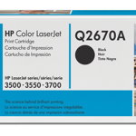 Toner HP Q2670A cartus Premium compatibil cu Color LaserJet 3500, 3550, 3700 – Q2670A BLACK 6K pagini
