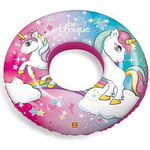 Colac gonflabil pentru inot, Unicorni, 50 cm, Mondo