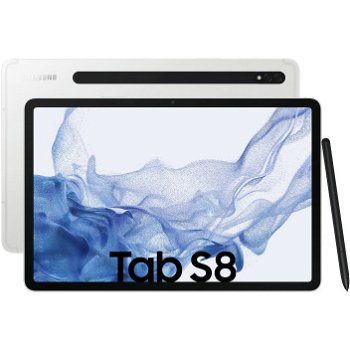 Tableta Galaxy Tab S8 X700 11 inch Octa Core 8GB RAM 128GB flash GPS Android 12 Silver